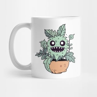 Monster Plant, Cute Kawaii Mug